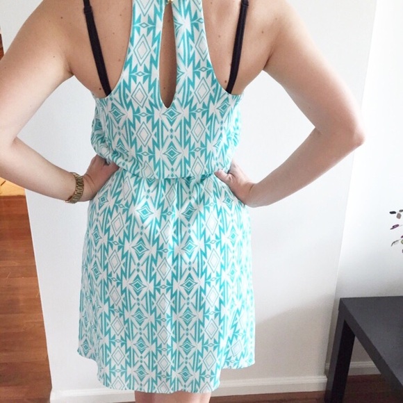 Summer Vacation Geometric Print Cocktail Dress Small Medium - Picture 5 of 5